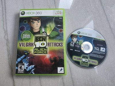 BEN 10 ALIEN FORCE VILGAX ATTACKS MICROSOFT XBOX 360 NO MANUAL 2009