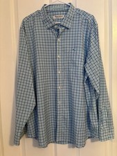 Tommy Bahama - Men  s Blue Plaid LS, Button Down Shirt. Sz XL