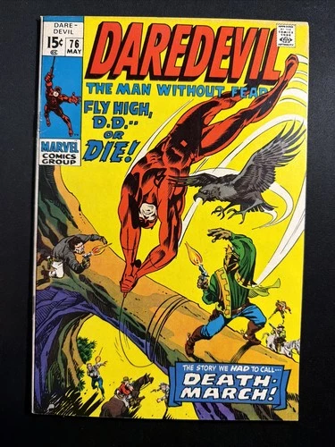 Daredevil #76 1971 Bronze Age 1st Print Vintage Marvel Comics Fine *A2