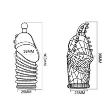 Penis-Extender Enlarger-Extension-Sleeve-Bigger-Girth-Enhancer Reusable-Condoms
