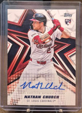 2026 Topps Series 1 - Baseball Stars Autographs Nathan Church #BSA-NC (AU, RC)
