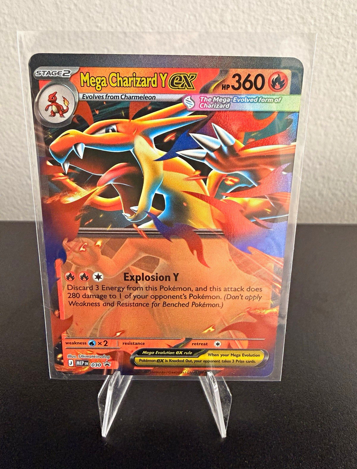 Pokemon TCG Mega Charizard Y EX 030 Mega Evolutions Promo