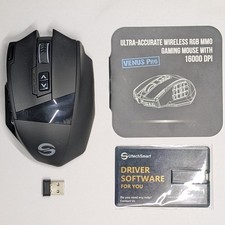 UtechSmart Venus Pro Wireless MMO Gaming Mous...