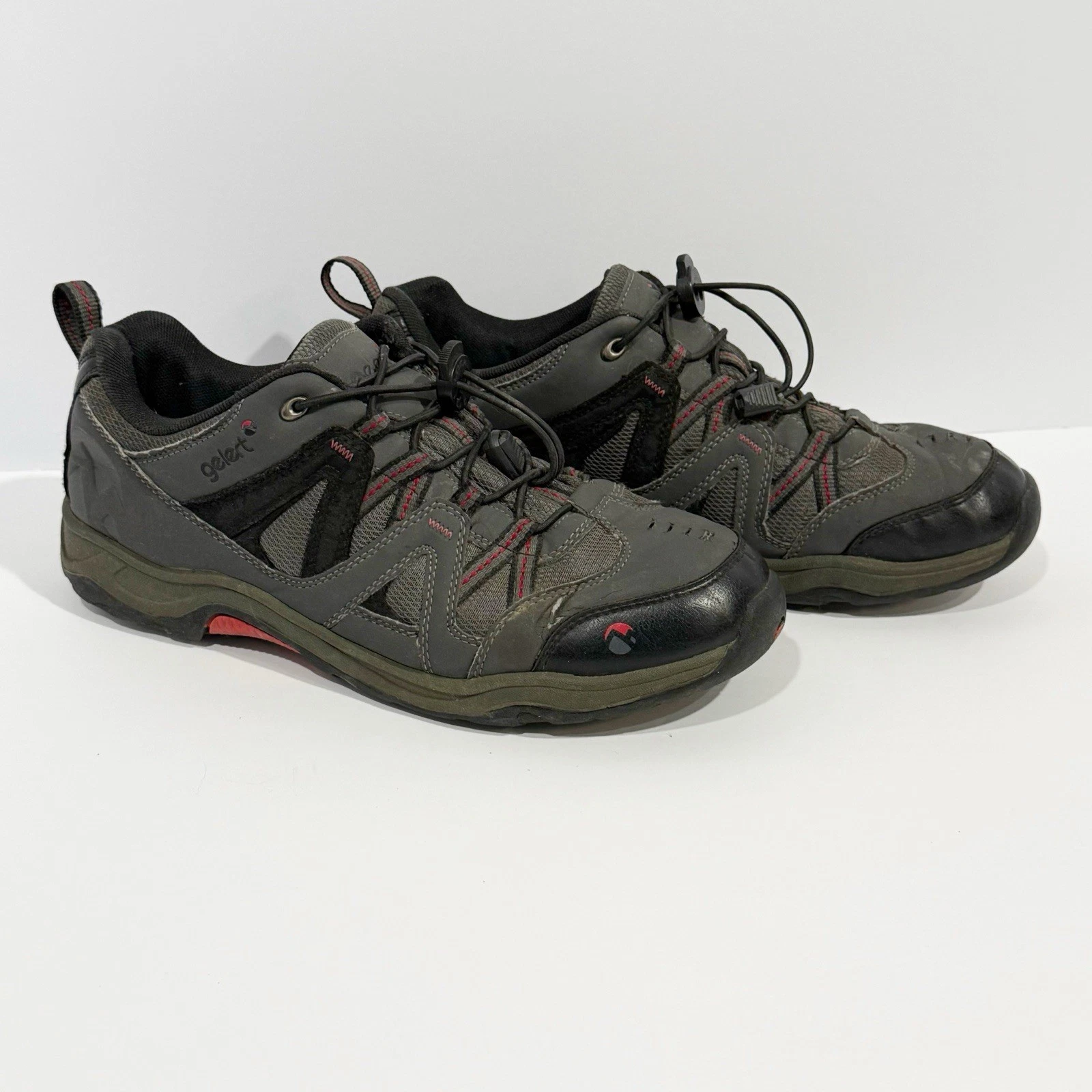 Gelert Softshell Low Waterproof Hiking Shoes Charcoal Gray Men’s Size 11