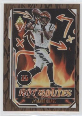2022 Panini Phoenix Hot Routes Bronze 26/50 Ja'Marr Chase #HR-11 qf8
