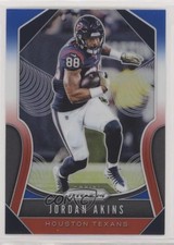 2019 Panini Prizm Red White & Blue Prizm Jordan Akins #135 05hs