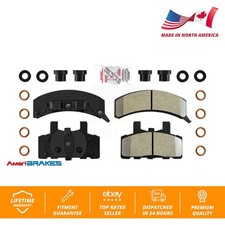 Front Semi-Metallic Disc Brake Pads For Chevrolet GMC K1500 C1500 K2500 Dodge 60