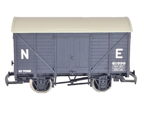 Hornby R1097 Spur O 12T Twin Vent Güterwagen Waggon NE grau 611996 Zug ohne OVP | Condition: Used