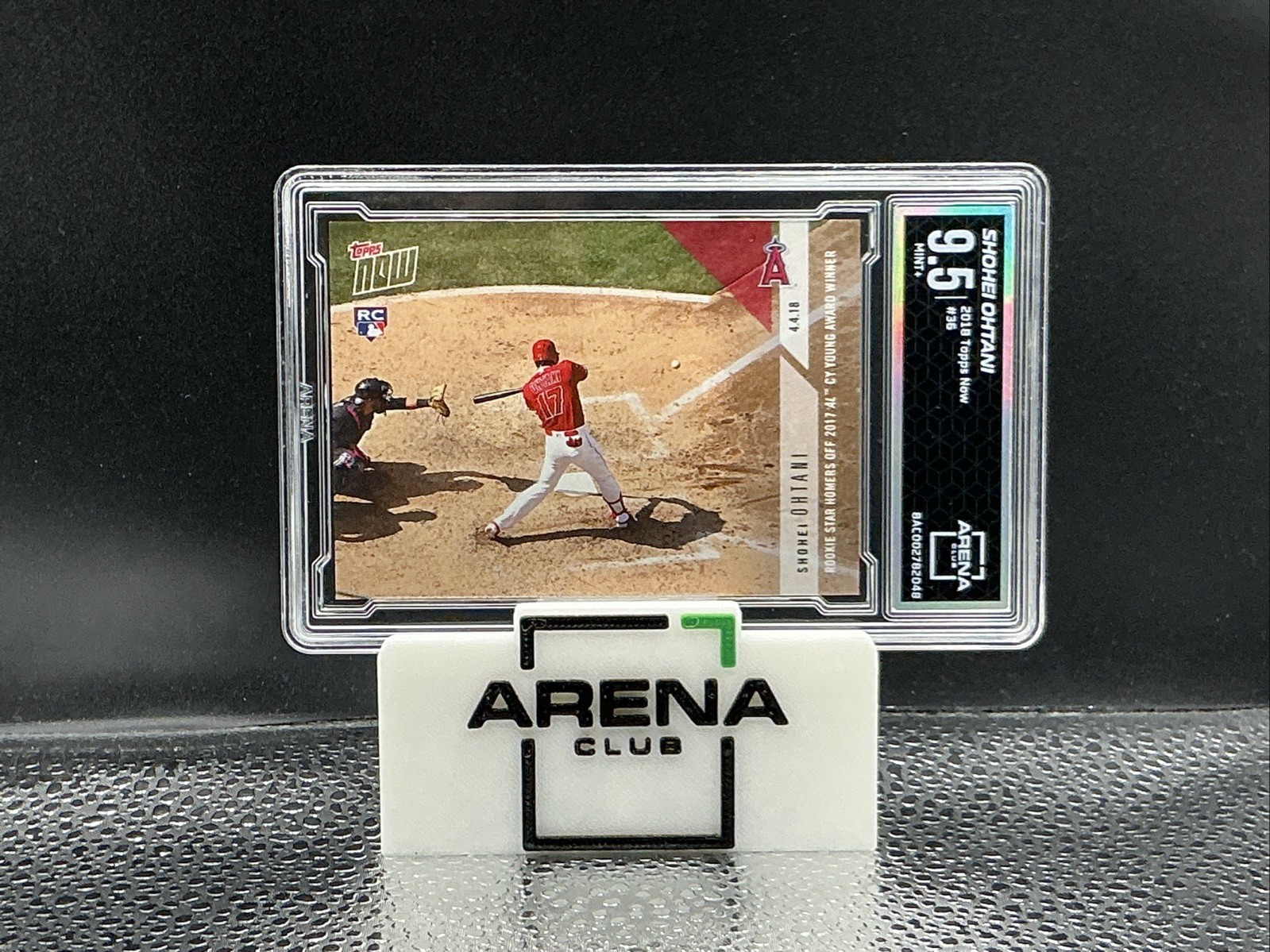 Topps 2018 Topps Now Shohei Ohtani #36 RC ARENA CLUB 9.5 MINT + 🔥🔥🔥