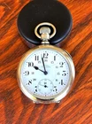 1910 Regina [Omega] Swiss 17 Jewel 16 Size Silverine Private Dial Runs Strong!