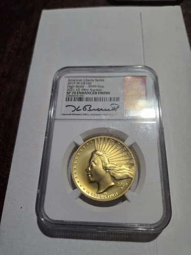 2019-W American Liberty High Relief 1oz Gold Coin NGC SP70 UC Ultra Cameo