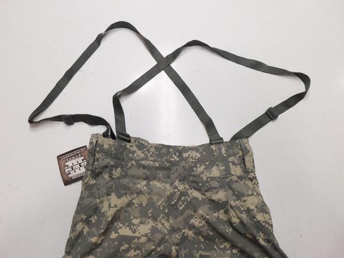 Soft Shell ACU Pants Small S Cold Weather Gen III Suspenders US Army Uniform NEW - Picture 3 of 6