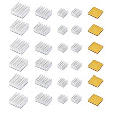 30 Pcs Raspberry Pi 4 Heatsink Kit With Thermal Conductive Adhesive Ta