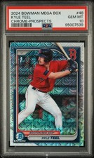 2024 Bowman Chrome Mega Box Kyle Teel PSA 10 GEM MT 1st mojo