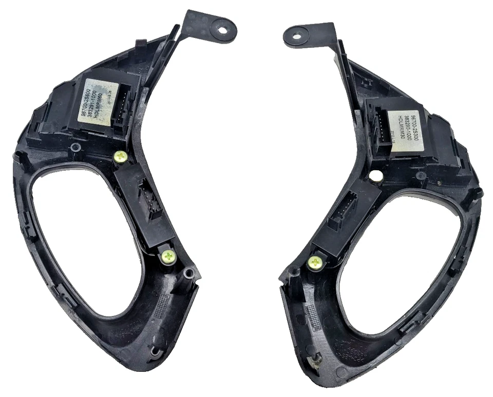 2010-2015 Hyundai Tucson Steering Wheel CONTROLS SILVER BEZEL CRUISE AUDIO OEM - Image 4 of 4