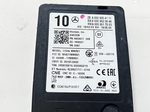 Módulo radar sensor punto ciego Mercedes-Benz GLE450 2020-2025 A0009054111 - Imagen 8 de 10