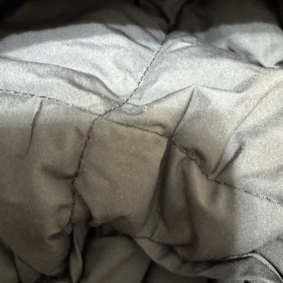 Chaqueta de plumón de ganso Lululemon Fluffin para mujer talla 6 negra Foto 2 de 4