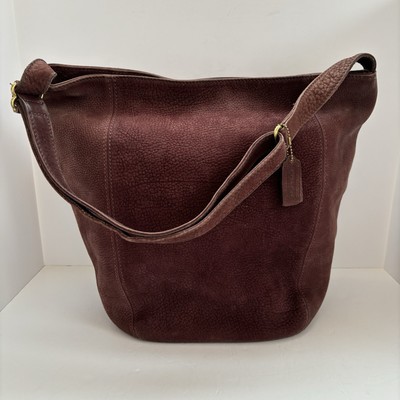 Vintage Coach 4943 Purse Sonoma Nubuck Large Bucket Bag Hobo