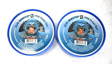 2 Pack Blue Monster PTFE Thread Tape 3/4" x 1429" Mill-Rose Blue 70886 Teflon