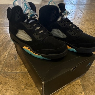 Jordan Air Jordan 5 Retro Aqua Black Aquatone Taxi DD0587-047 Size 10 new in box