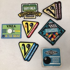 Lot of 9 VNEA Valley 8-Ball Leag Pool League Patch Collection Most VTG A Variety