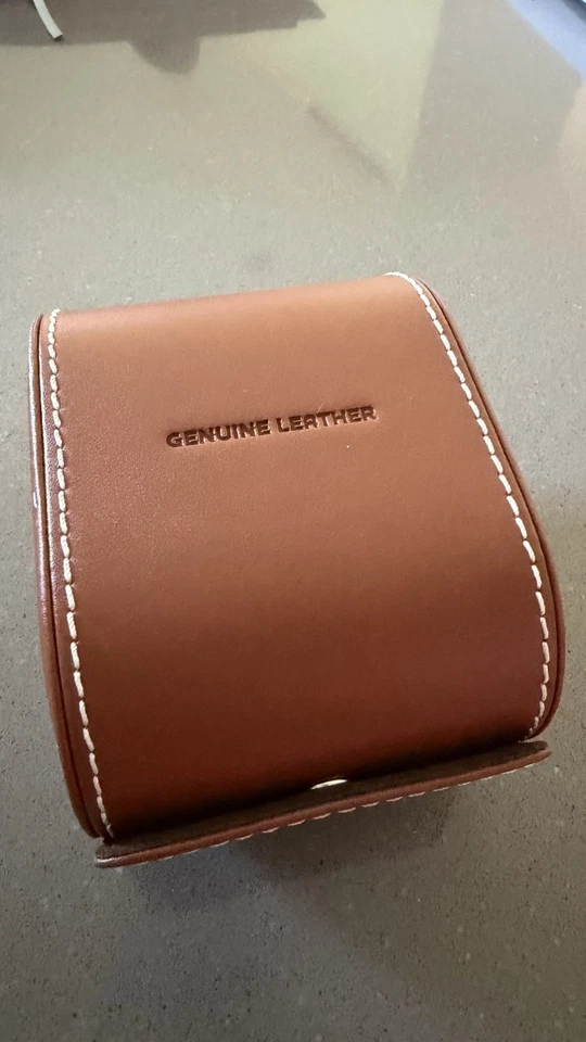 Magnifique Boîte Breitling Cuir brun - Photo 2/3