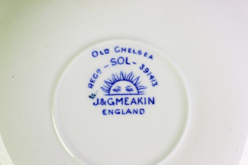 Piattino stoviglie vintage J&G Meakin Old Chelsea Sunshine 391413 modello SOL - Foto 6 di 6
