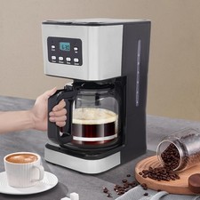 Kaffeemaschine Thermoskanne Filterkaffeemaschine Edelstahl Timer 950W 12 Tassen