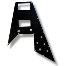 Battipenna 5 strati nero BWBWB per Epiphone Flying V anni '70 chitarra centro esclusivo