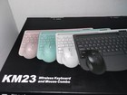 Wireless Keyboard Mouse Combo with Phone Holder for PC Laptop — photo 1