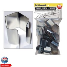 Screen Installer Clips 20 Pack for Rescreening Patio, Lanai, Door, Window, ...
