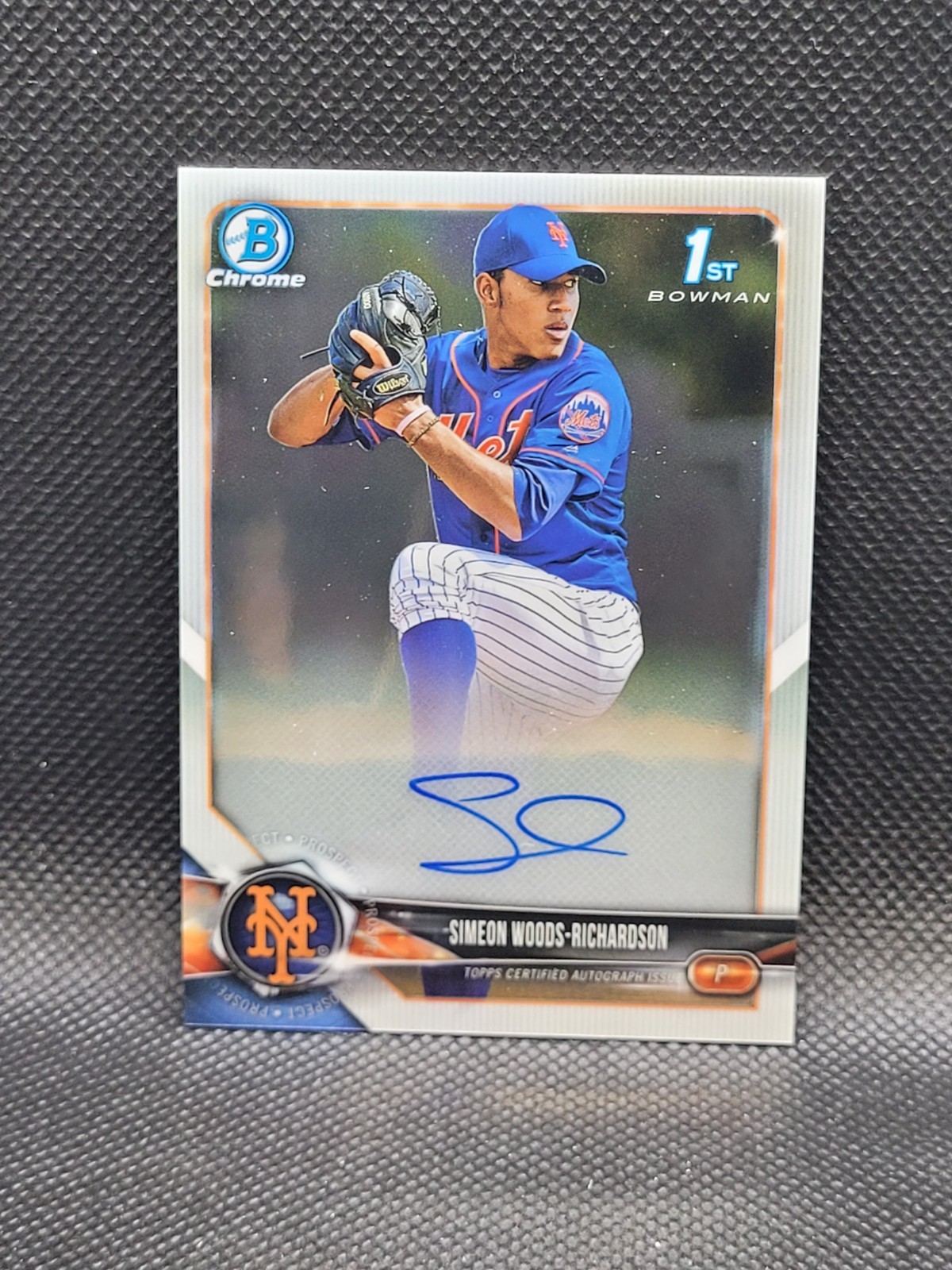 2018 Bowman Chrome Draft SIMEON WOODS-RICHARDSON auto RC 1st