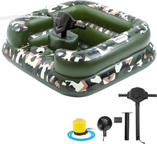 Motorized Pool Float for Adult, Motorcycle Inflatable Pool Lounger Chair River T