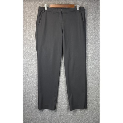 Theory Dress Pants Womens 10 Career Wool Lycra Blend Straight Slim 80671205 USA