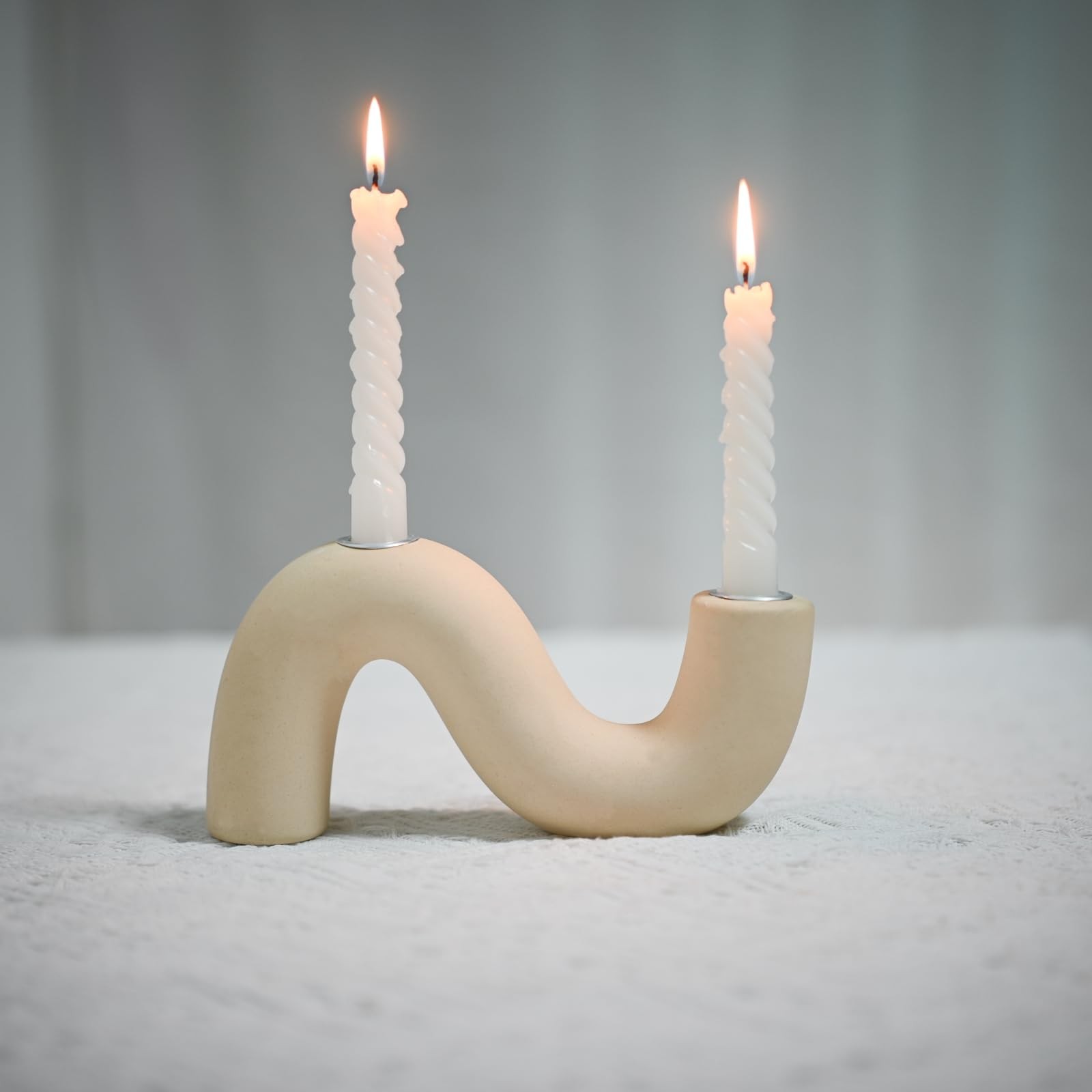 , Modern Taper Candlestick Holder For Dining Table, Livi...