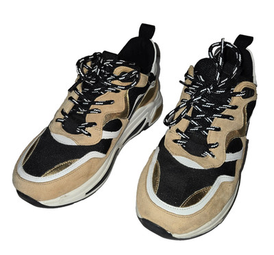MINELLI Made In Portugal Suede Noir Sneakers SIZE EU 38 US Shoe Size: 8