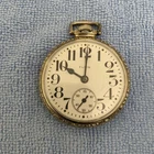 Vintage elgin pocket watch Art Deco 14 Karat Gold Filled antique
