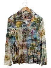 STEILMANN Damen Sweatjacke Einheitsgröße Mehrfarbig Bohemian Abstrakt