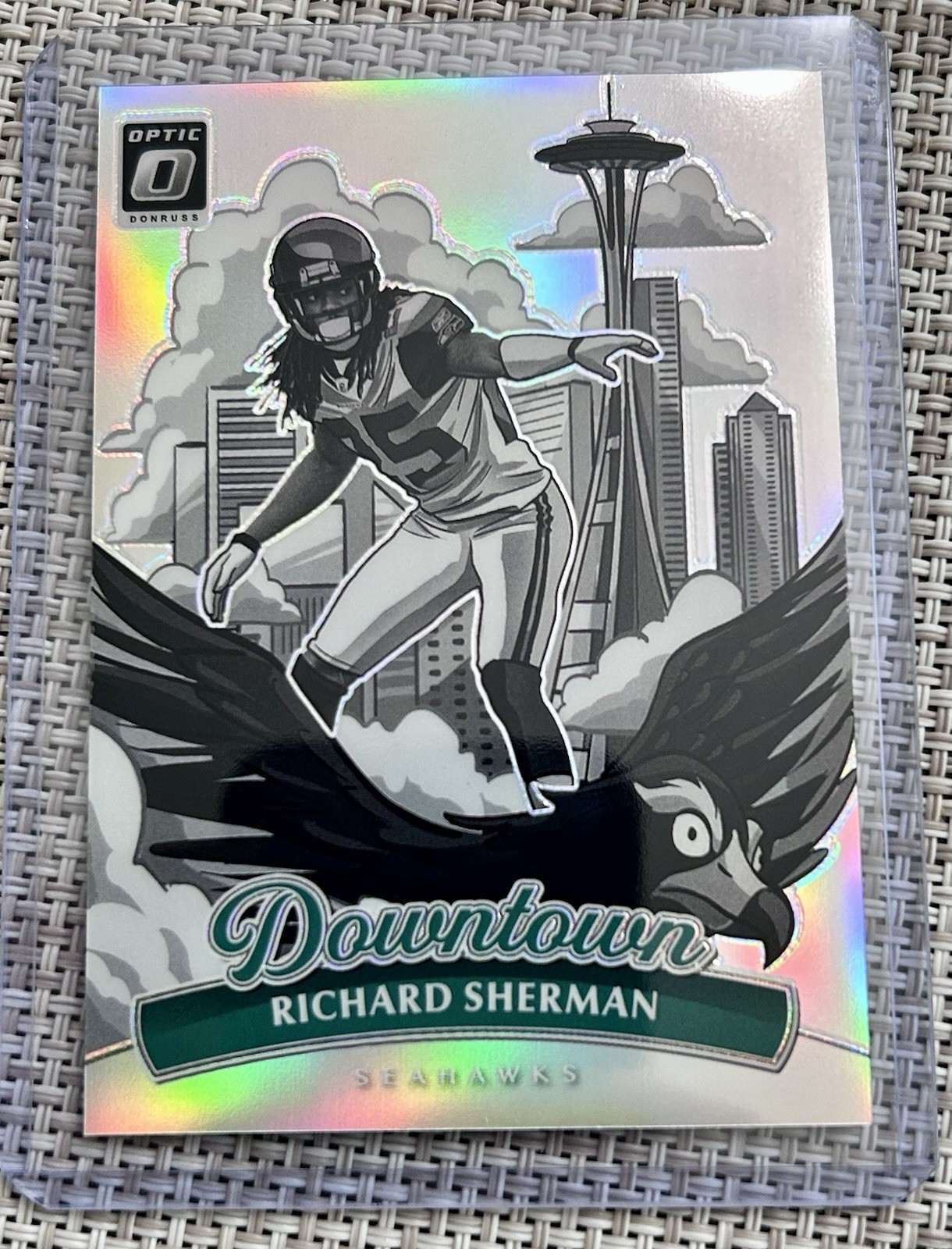 2025 Panini Donruss Optic Richard Sherman DOWNTOWN Seahawks!
