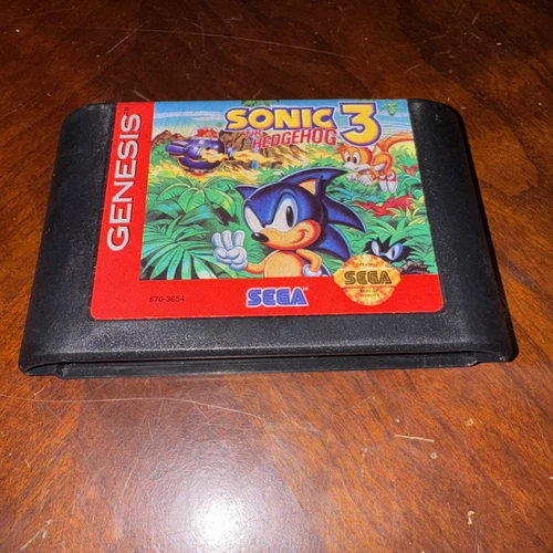 Sonic The Hedgehog 3 Cartridge Only Sega Genesis 100% Authentic