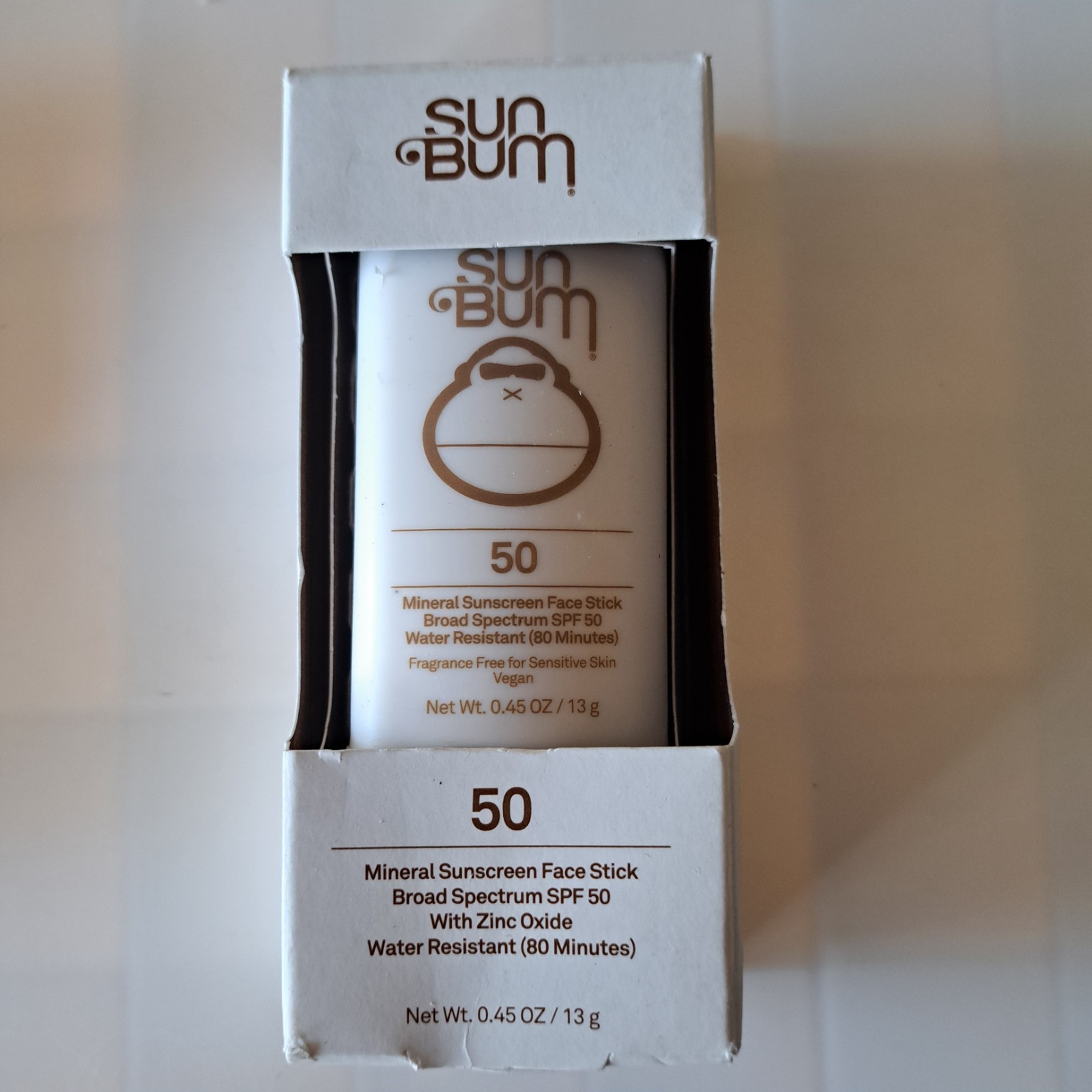 4-PACK Sun Bum SPF 50 Mineral Sunscreen Face Stick - Water Resistant  EXP 08/26