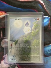 Pokémon TCG Litwick White Flare Illustration Rare Card 101/086 NM/M Condition