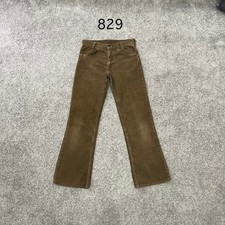Vintage Levi 746 Student Bell Bottom Women s Actual Fit 28x27.5 USA 80s Corduroy