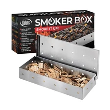 Kaluns Universal Stainless Steel Smoker Box, Gas or Charcoal Grill Smoke Box,...