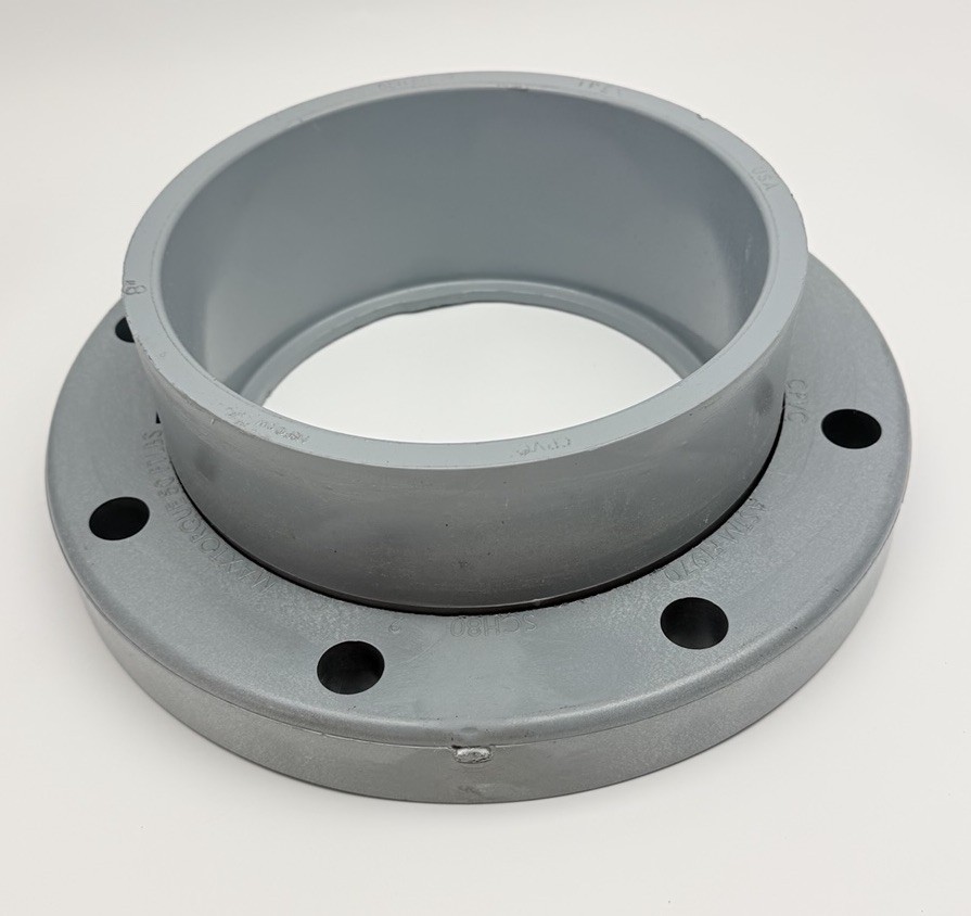 8" IPEX, CPVC ASTM F1970, MAXTORQUE 50FTLBS, SCH80, 150 PIPE FLANGE