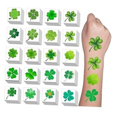 100 PCS St. Patrick's Day Shamrock Temporary Tattoos for Women StPatricksDay