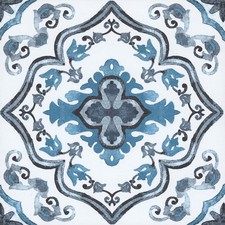 Marrakesh Peel Stick Floor Tiles Blue Vinyl Flooring Home Decor FP3932