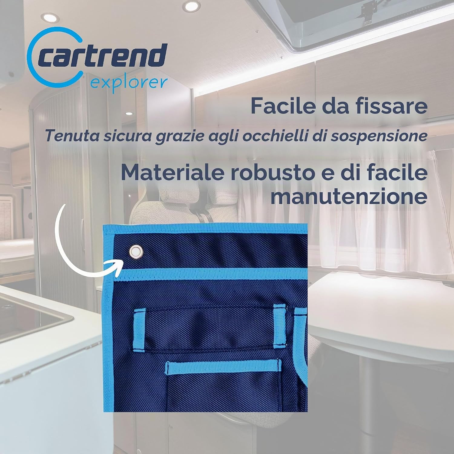 Borsa da Appendere Cartrend 10239 per Camper e Roulotte foto 4