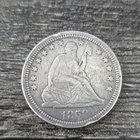 1858-P Seated Liberty Quarter VF 30, Very Fine! L@@K!!!