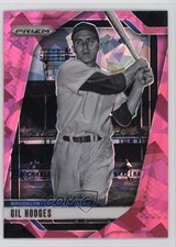 2025 Panini Prizm Pink Ice Prizm Gil Hodges #277 HOF 18d9
